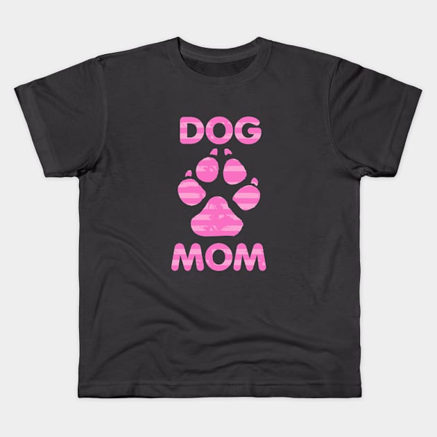 Dog Mom Kids T-Shirt by Dale Preston Design